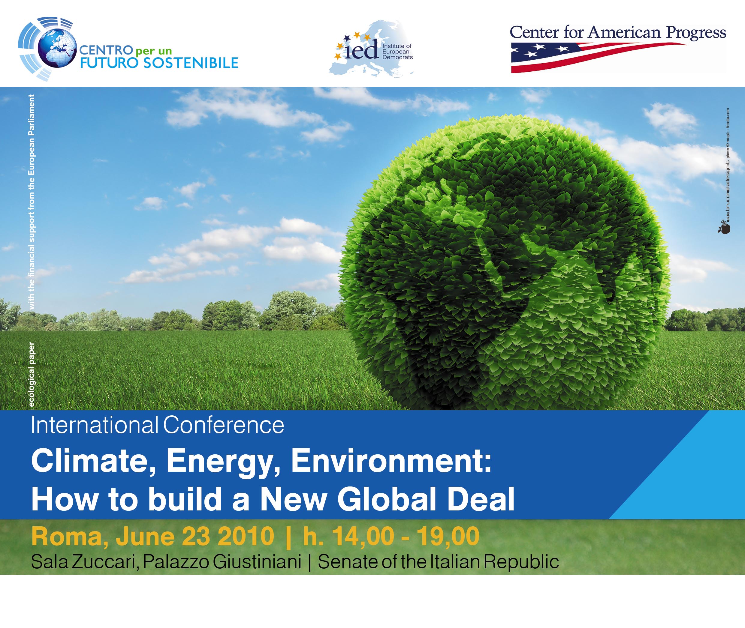 Conferenza Internazionale “Clima, Energia, Ambiente: come rilanciare il negoziato globale”