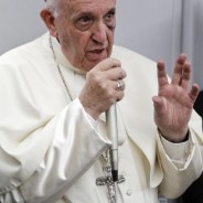 Pope Francis denounces climate change deniers
